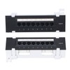 Patch Panel 8 Ports CAT6 Network Cable Rackmount 568A/B RJ45