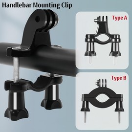 Dreneco Motorbike Handlebar Mount Adapter for GoPro Hero Series and Other Action Cameras