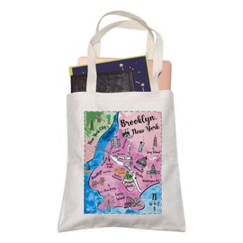 New York City Tote Bag NYC Besties Vacation Lover Travel Reusable Shopping Bag Graduation Trip Gift for Her (New York)