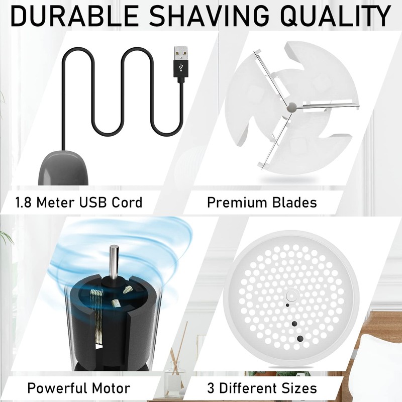 Fabric Shaver Lint Remover, AW union USB Powered Lint Shaver