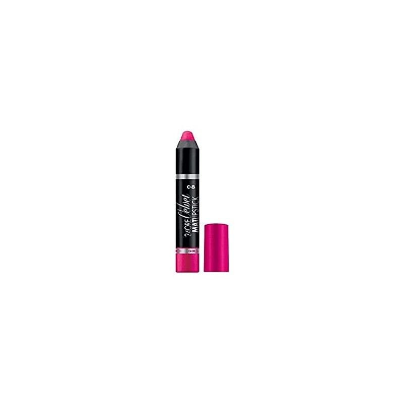 24 Hours Velvet Mat Pencil Lipstick N.08 Coral