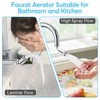 Aeratore Rubinetto 720° Girevole, 2 Modalità Aeratore Filtro Antispruzzo