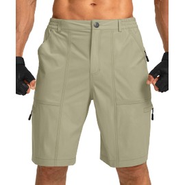 Viodia Men's Hiking Cargo Shorts with 6 Pockets Quick Dry Lightweight Stretch Shorts for Men Outdoor Fishing Golf Shorts