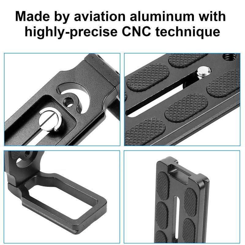 Elitecran Quick Release L-Mount Arca Swiss, DSLR L-Bracket Vertical with