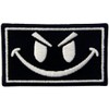 Evil Smile Face Glow in the Dark Iron/Sew on Embroidered
