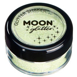 Moon Glitter Pastel Glitter Shaker - 100% Cosmetic Glitter for Face, Body, Nails, Hair and Lips - 3g - Mint