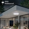 HOREVO Bathroom Ceiling Light Fixture, Waterproof IP65 18W LED Music