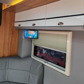 MTSmart RV Locks, RV Push Button Lock Cabinet Lock for Motorhome Caravan Van Yacht Boat Marine Crescent RV Cabinet Pull, Zinc Alloy Drawer Door Catch Pack of 5 (5, SN)