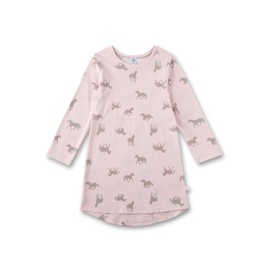 Sanetta Girls' Nightdress Sleepshirt 100% Organic Cotton, pink