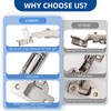 Chibery 50 Pack Full Overlay Soft Close Concealed Frameless Cabinet