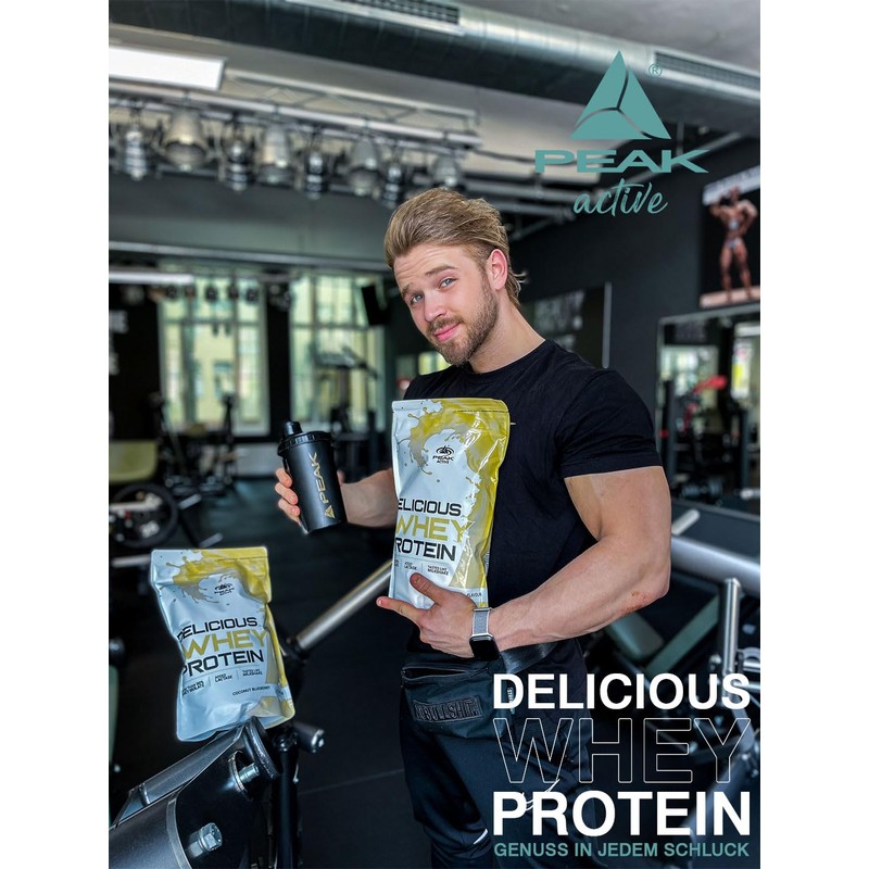 PEAK Delicious Whey Protein - 900 g Flavour Raspberry Yoghurt