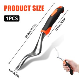 High-quality garden weed cutter made of aluminium alloy - effective weeding for deep roots and taproot weeds