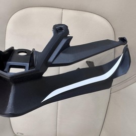 Calcomanía de vinilo reflectante para carenado de motocicleta, color rojo