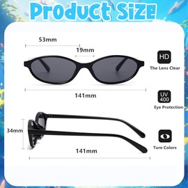 AXERHK Women's Sunglasses, 4 Pieces Sunglasses, UV Protection Sunglasses, Sunglasses Men, Sunglasses Woman, Sunglasses for Driving