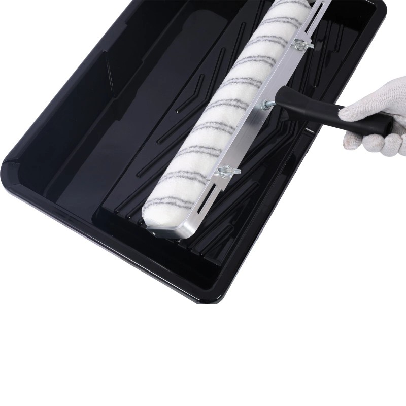 Donext 5PC 18 Inch Paint Roller Kit Tray Microfiber Paint