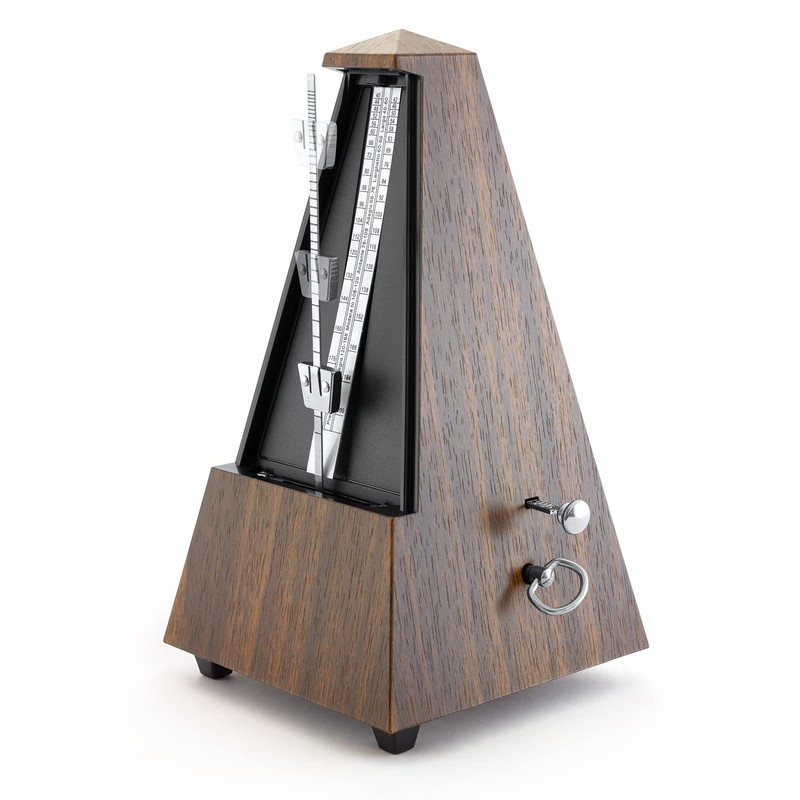 Theodore Wooden Mechanical Metronome - Classic Pyramid Style - Ideal