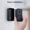 Smart 1080p Mini Door Bell Rectangle Camera - Black