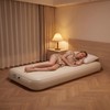Deeroutin Air Mattress with Built-in air Pump; Single Blow up