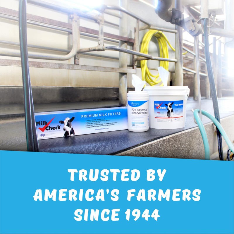 Milk Check Pipeline Sock Filters. (3 x 23 3/8) 1