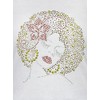 DivaDesigns Flower in her Hair Rhinestone Bling Scoop Neck Sleeveless
