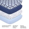 The Peanutshell 4-Pack Fitted Crib Sheet Set - Super Soft