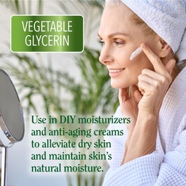 Vegetable Glycerin Distributed by ME LLC, 1 Gallon, USP Kosher Food Grade, 100% Vegetable Glycerin, Natural Humectant, Use in Soaps, Moisturizers, Face Cleaners and More!