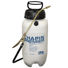 Chapin International 21220XP 2-Gallon Premier Pro XP Poly Sprayer for Fertilizer, Herbicide and Pesticides, Translucent White