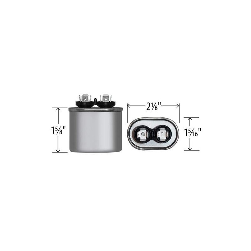 MARS - Motors & Armatures 12905 370V Oval 5 Micro-Farads