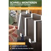 4smile Door Hooks Inside Made of Stainless Steel, Set of
