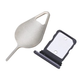 OCESTORE Replacement for Pixel 7 Pro SIM Micro SD Card Slot Memory Tray Holder Part for Pixel 7 pro 5G (Obsidian)