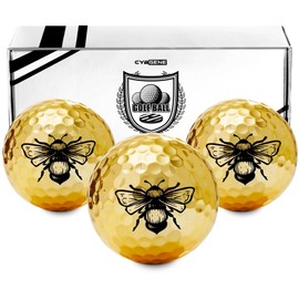 CybGene Bee Gifts Golf, Funny Golf Balls, Gifts for Bee Lovers, Birthday, Christmas