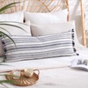 Virexen Boho Lumbar Pillow Cover 14x36 Inch Striped Body Pillow