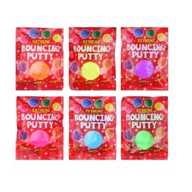Novelty Bouncing Putty Toy Party Bag Fillers Fetes Lucky Dip Gifts Various Qty's