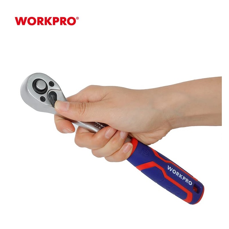 WORKPRO 1/2" 250mm Reversible Ratchet Handle 33x5x5