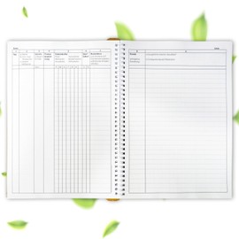 Professional Construction Diary for Construction Site as a Construction Diary for House Construction Renovation 1 Piece A4 Includes Practical Filing Device for Archiving, Ring Binding, Extra Sturdy