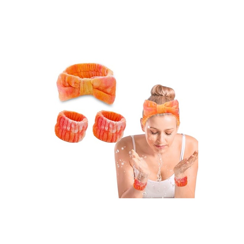 OWITER Skincare Headband and Wristbands Make Up Headband Wrist Bands