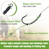 Carp Fishing Hair Rigs Kit - 12pcs Braided Thread Line