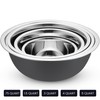 WHYSKO Stainless Steel Mixing Bowls With Lids Set, 5 Sizes