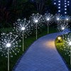Solar Firework Garden Lights for Outdoor Decor – Waterproof Dandelion