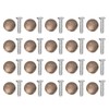 Jeanoko Set of 20 Mini Drawer Pulls Mushroom Head Handle