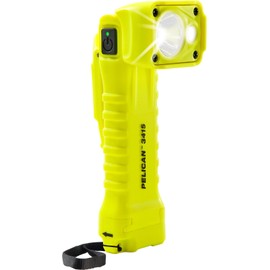 Pelican 3415M Right Angle LED Flashlight - Comes with Magnetic Clip (Yellow)