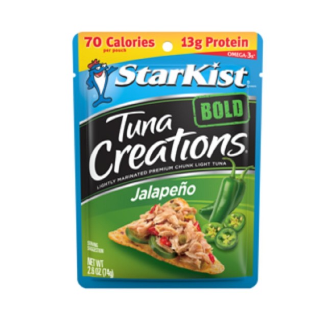 Starkist Tuna Creations Jalapeno Bold ~ 2.6 oz ~ set of 6