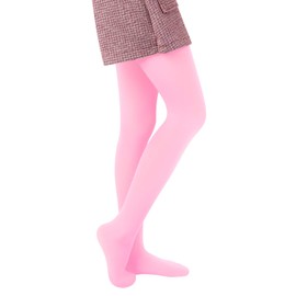 L&K-II Ballet Tights Girls Dance Tights Microfibre Coloured Size 86-152 27251, pink