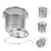OHPHCALL Household Seasoning Infuser Pot Stewed Strainer for Soup and