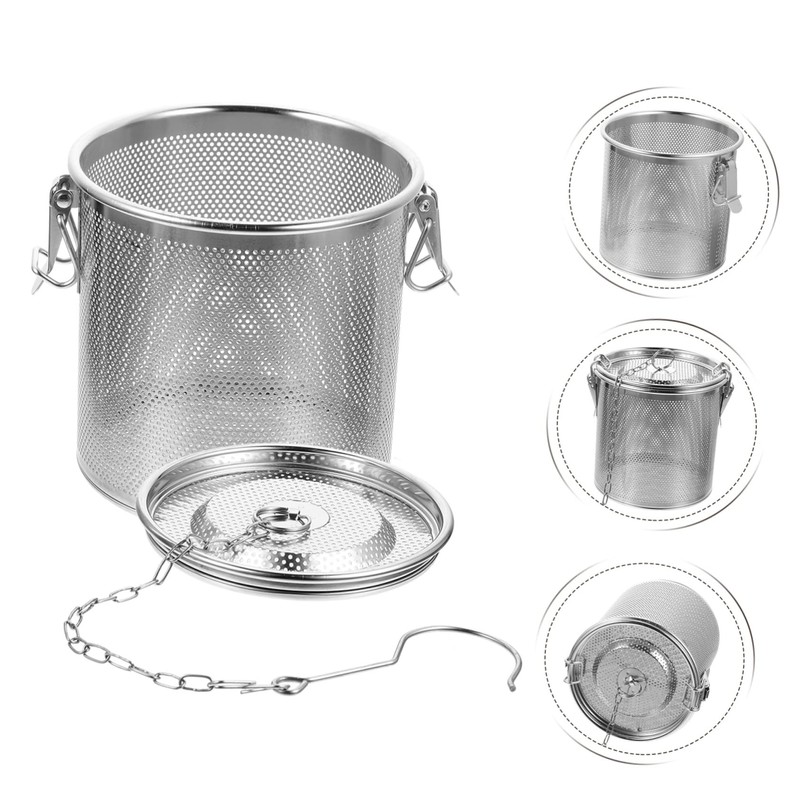 OHPHCALL Household Seasoning Infuser Pot Stewed Strainer for Soup and
