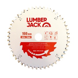 LUMBER JACK 160mm x 20mm x 2.2mm 60 Tooth Circular Saw Blade Fits Festool Plunge saw Track TS55 TSC55, Tungsten Carbide Tipped