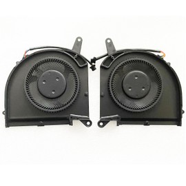 CPU+GPU Cooling Fan Replacement for Gigabyte Aorus 15P 15G 17G KB SB WB XB YB YC KC XC RX5G RX7G AERO 15 OLED SA 17 HDR XA RP75XA RP77XA RP77XD AERO 17 RP77 RP75W PLB07010S12HH DC12V (0.7CM)