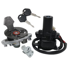 Ignition Switch Gas Cap Cover Seat Lock Key for Kawasaki ER250 300 Z250 Z300 2013-2016 for Kawasaki EX250 Ninja 250,EX300 Ninja 300,BX250 Ninja 250SL,BR250 Z250SL Ignition Switch Gas Cap