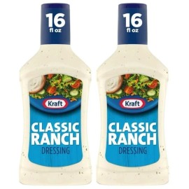Kraft ( 2 Pack ) Kraft Classic Ranch Salad Dressing, 16 Fl Oz Bottle