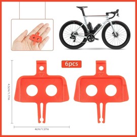 8PCS Bicycle Brake Pads Spacers - Hydraulic Disc Brake Pad Spreader Tool for MTB & Road Bike - Cycling Repair Insert Tool with Durable Spacers for Easy Maintenance
